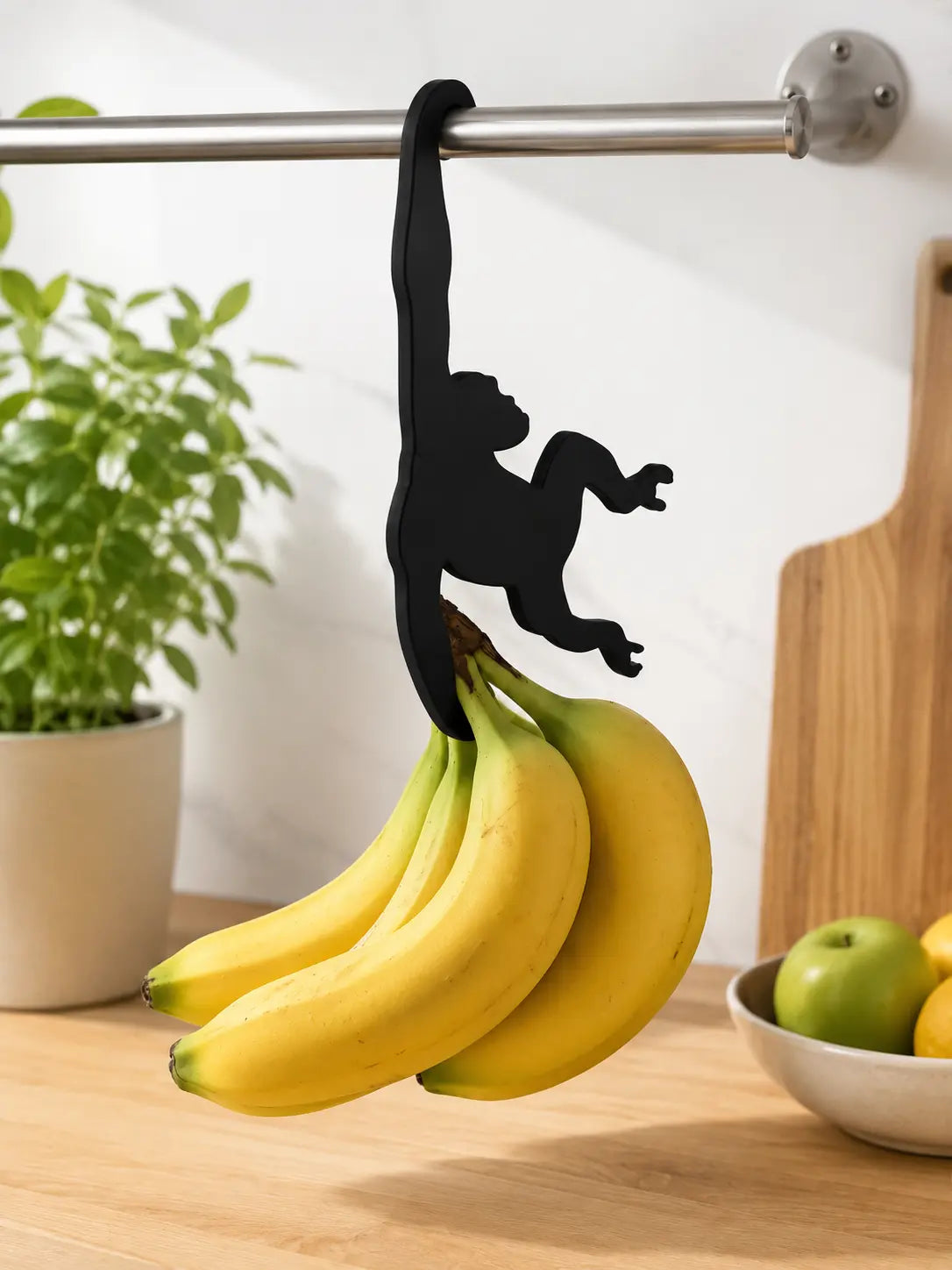 Monkey Hanger (Pack of 3) | Banana Holder & Multipurpose Hanging Hooks